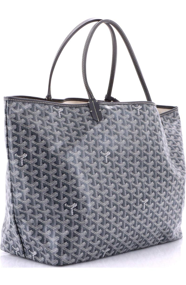 Pre-Owned Goyard Saint Louis Tote Coated Canvas GM, Alternate, color, Gray