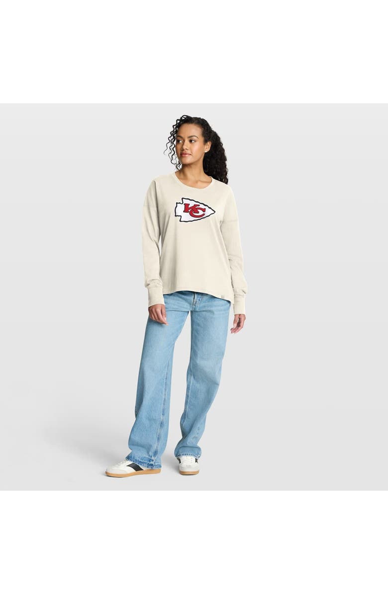 FANATICS Women's Fanatics Cream Kansas City Chiefs Dove Legacy Long Sleeve T-Shirt, Alternate, color, Cream