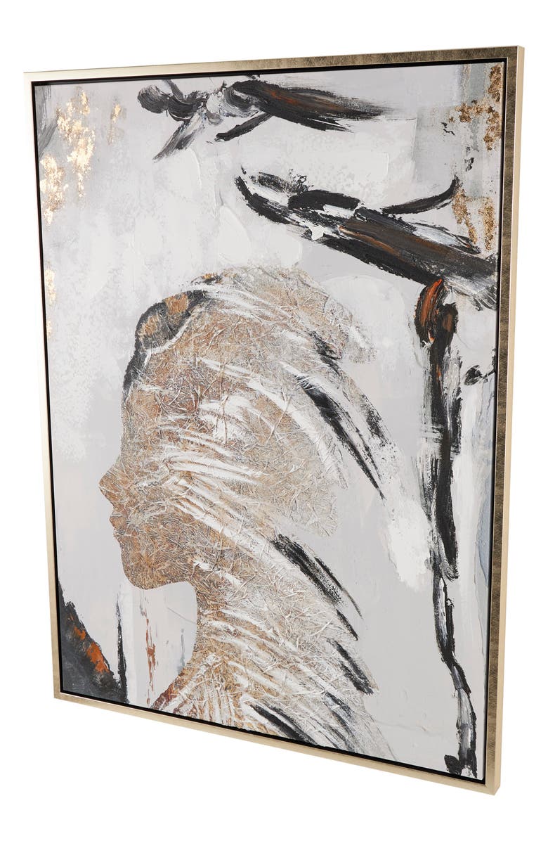 WILLOW ROW Canvas Framed Wall Art, Alternate, color, Brown