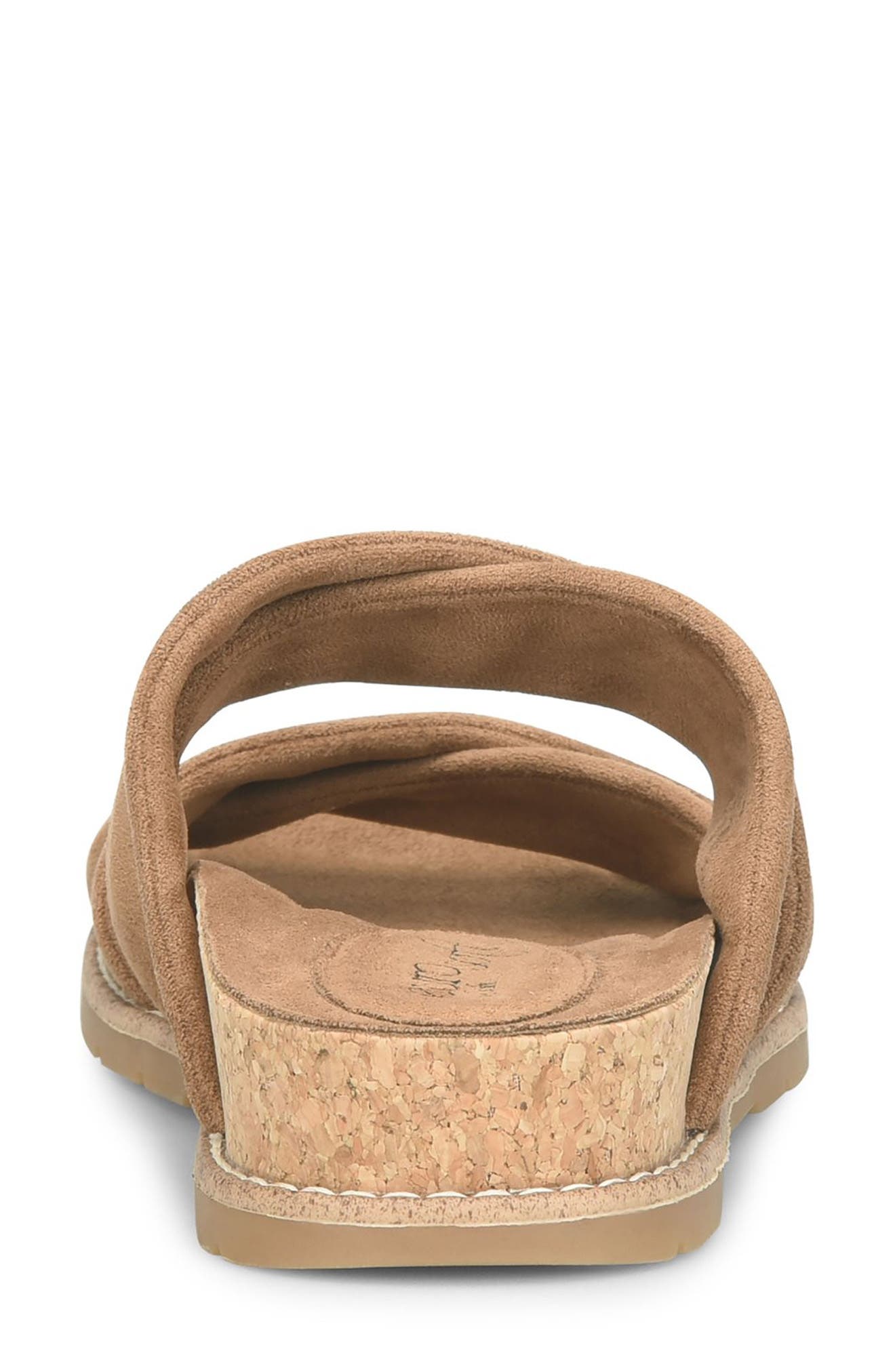 EUROSOFT Gail Slide Sandal, Alternate, color, Luggage