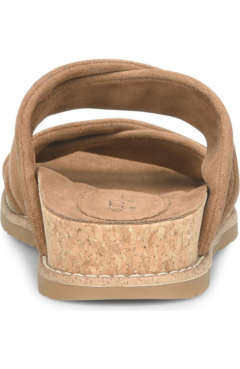 EUROSOFT Gail Slide Sandal, Alternate, color, Luggage