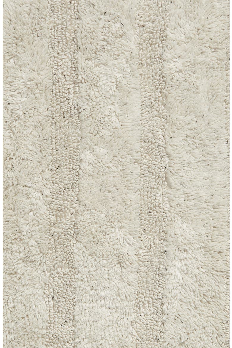 Tufted Stripe Bath Mat, Alternate, color, IVORY