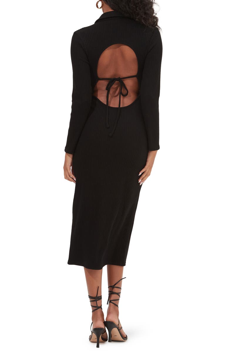 ASTR the Label Bransbury Long Sleeve Midi Dress, Alternate, color, 