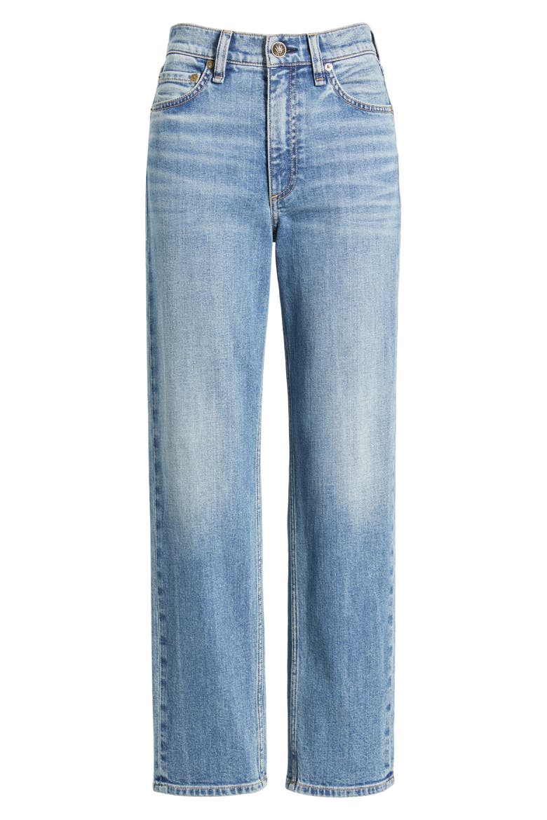 Harlow Mid Rise Ankle Straight Leg Jeans, Alternate, color, ORIAN