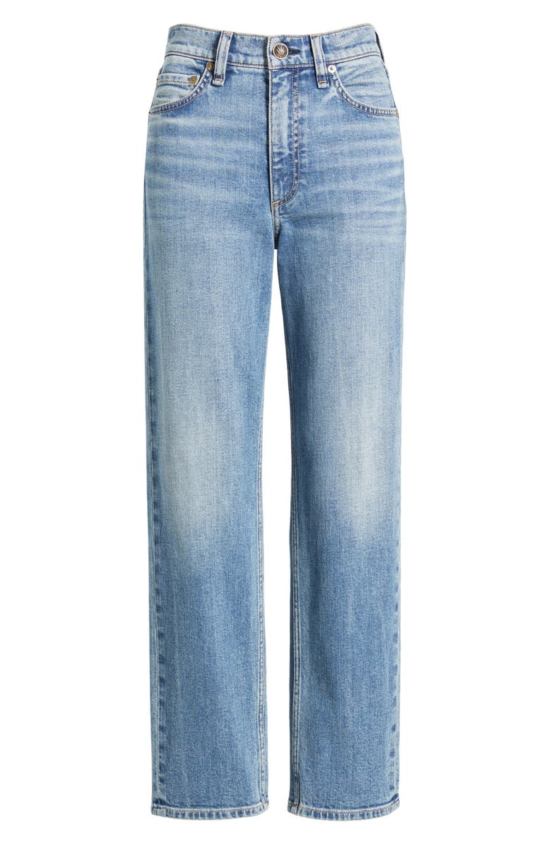 rag & bone Harlow Mid Rise Ankle Straight Leg Jeans, Alternate, color, Orian
