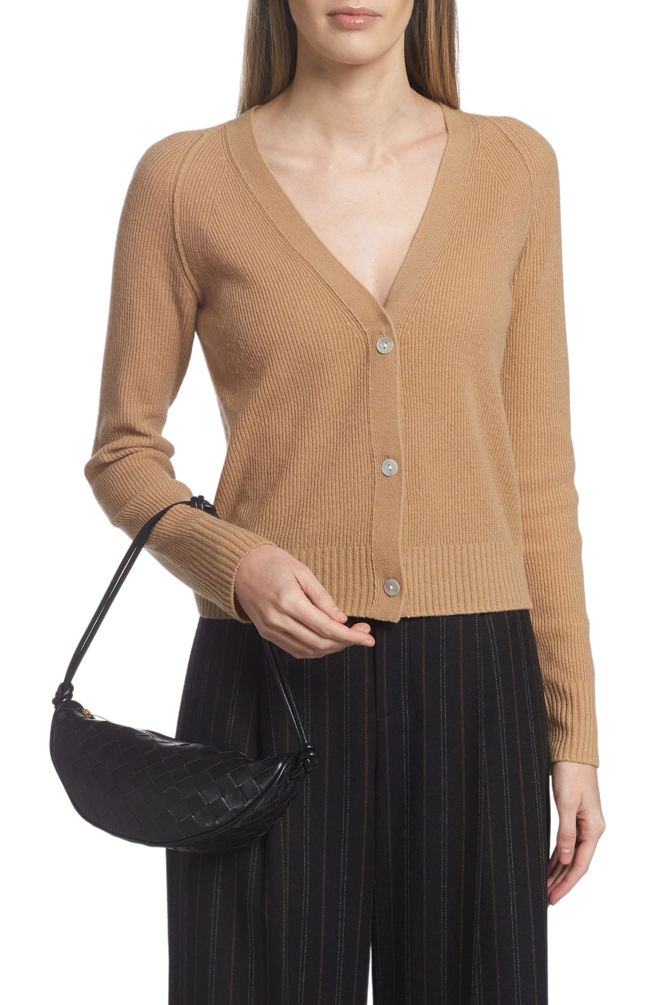 Bottega Veneta Half Moon Intrecciato Leather Pouch, Alternate, color, 