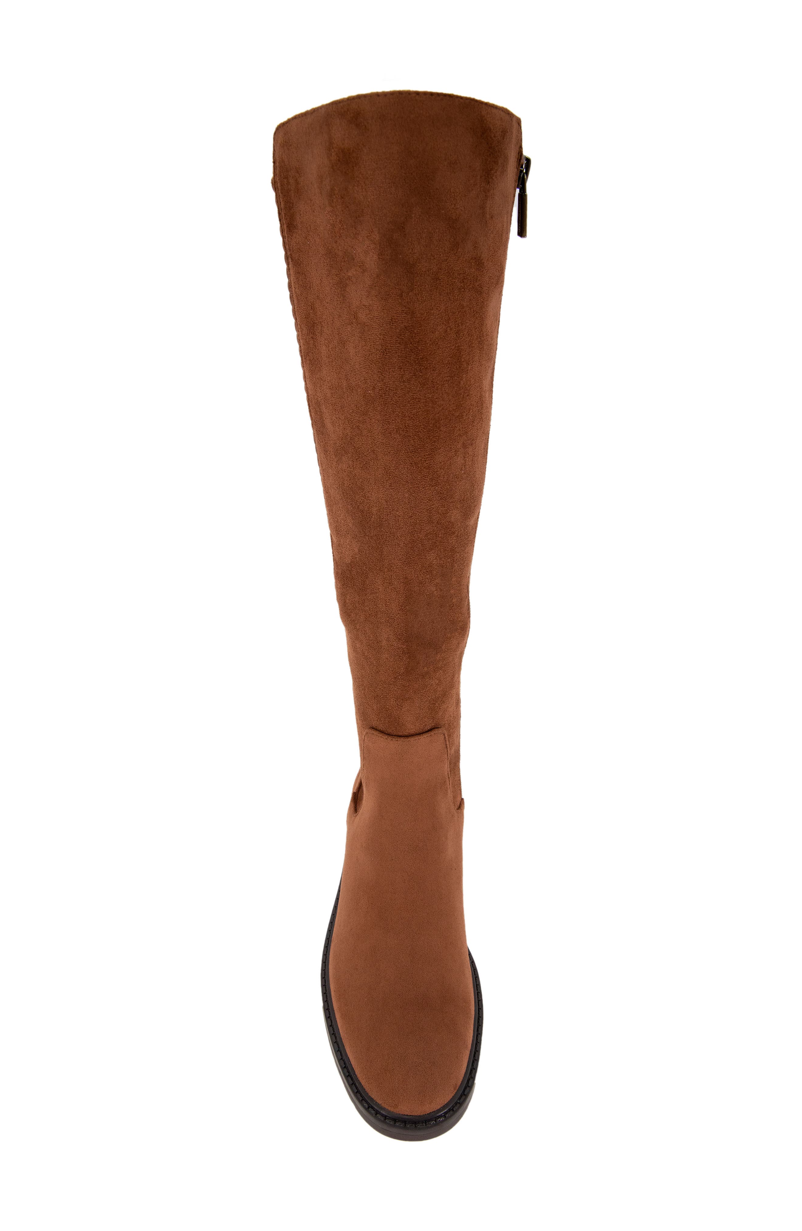 Reaction Kenneth Cole Lionel Knee High Boot, Alternate, color, Caramel Cafe Micro