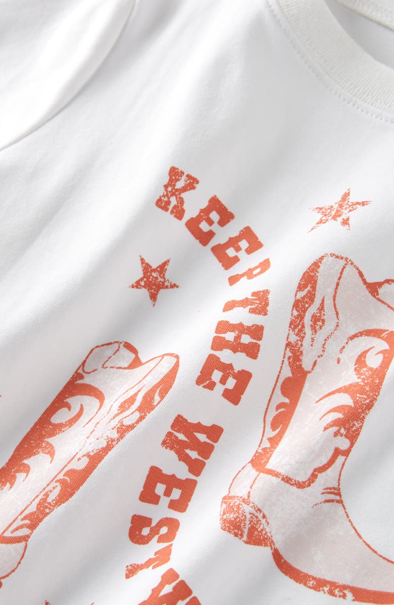 Treasure & Bond Kids' Graphic Baby Tee, Alternate, color, White Wild West