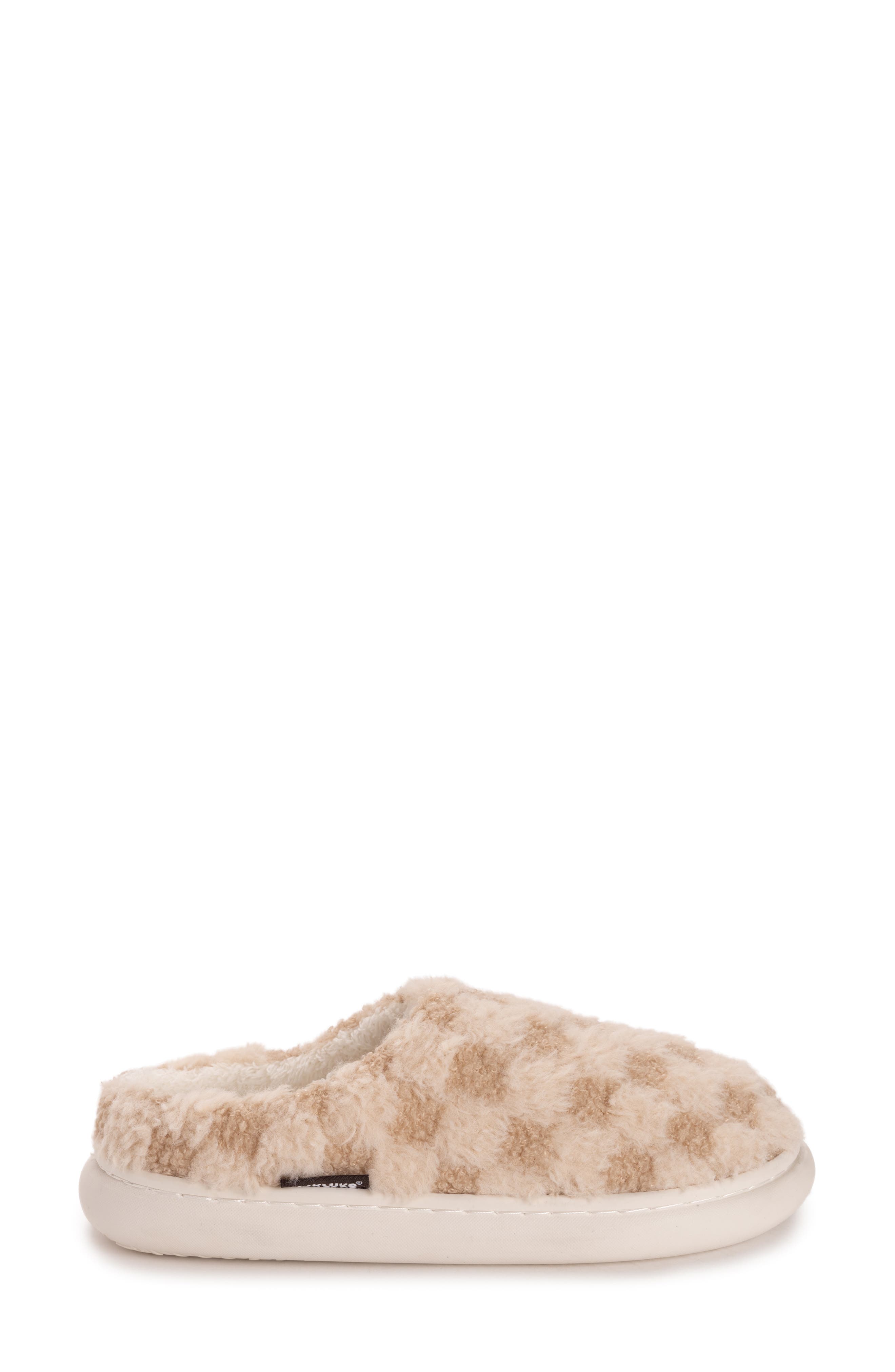 Luan Faux Shearling Clog Slipper, Alternate, color, OAT
