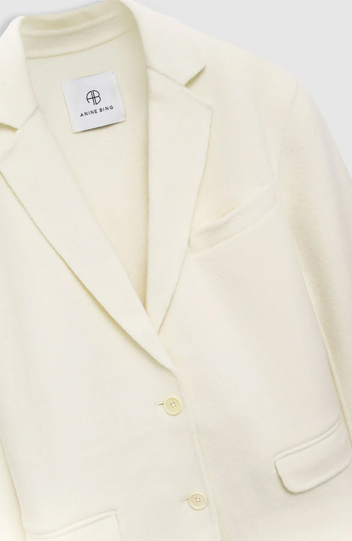 Anine Bing Quinn Blazer In White
