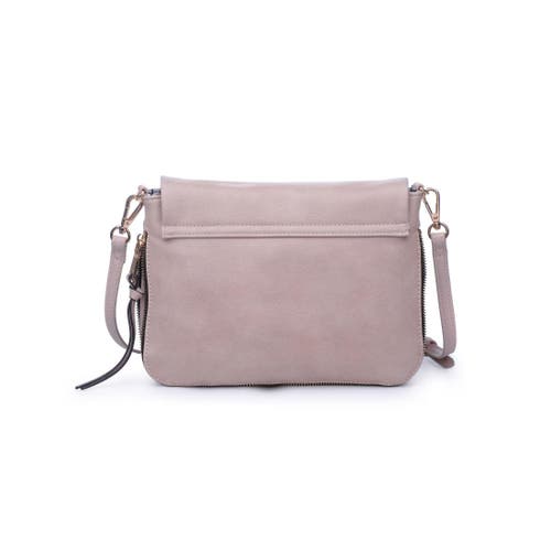 Moda Luxe Easy Foldover Crossbody In Brown