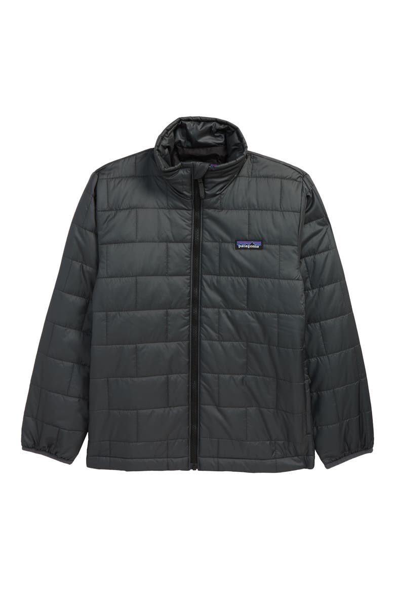 Nano Puff® Water Repellent PrimaLoft® Insulated Jacket, Main, color, FORGE GREY W/ INK BLACK-FGIB
