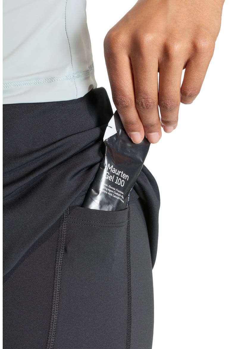 Q1 HYG Performance Skort, Alternate, color, BLACK