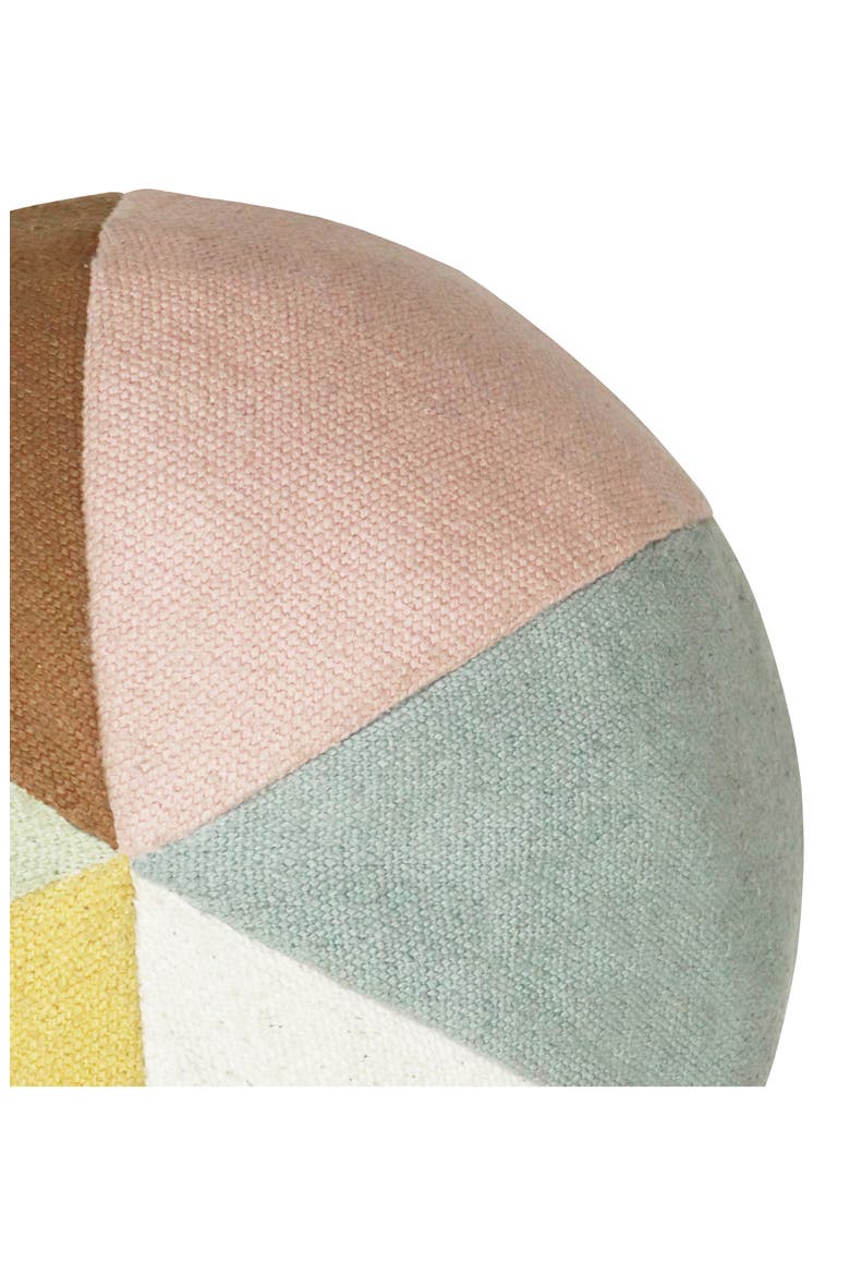 Beach Ball Cushion, Alternate, color, VINTAGE NUDE VINTAGE BLUE NATURAL