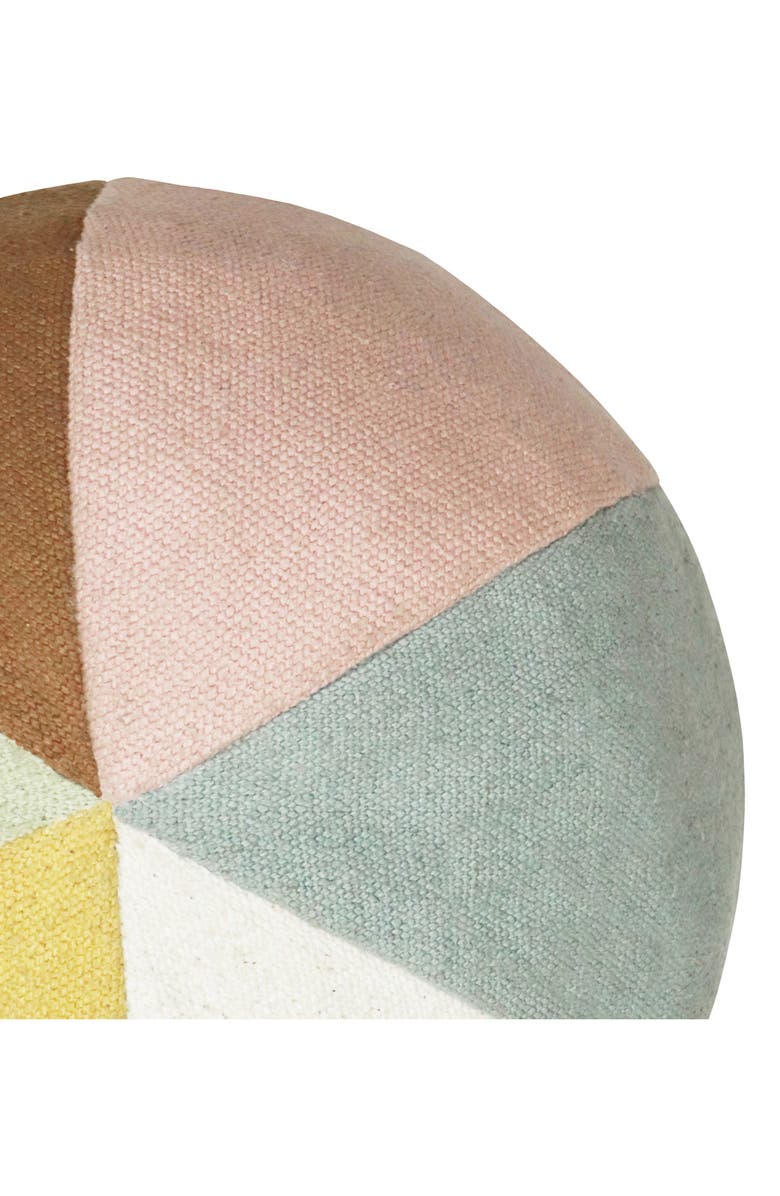 Lorena Canals Beach Ball Cushion, Alternate, color, Vintage Nude Vintage Blue