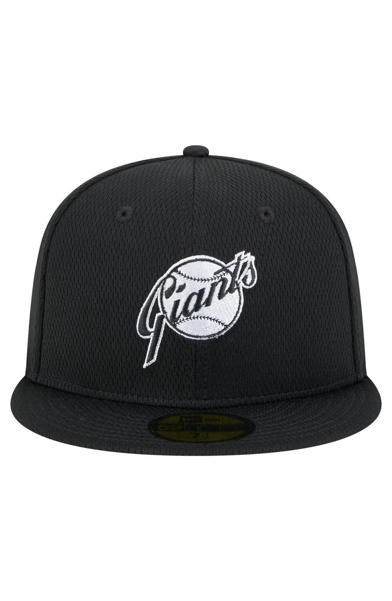 New Era Men's New Era Black San Francisco Giants 2025 Clubhouse 59FIFTY Fitted Hat, Alternate, color, Black