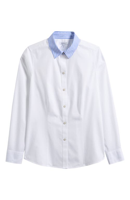 Foxcroft Dianna Stripe Button-up Shirt