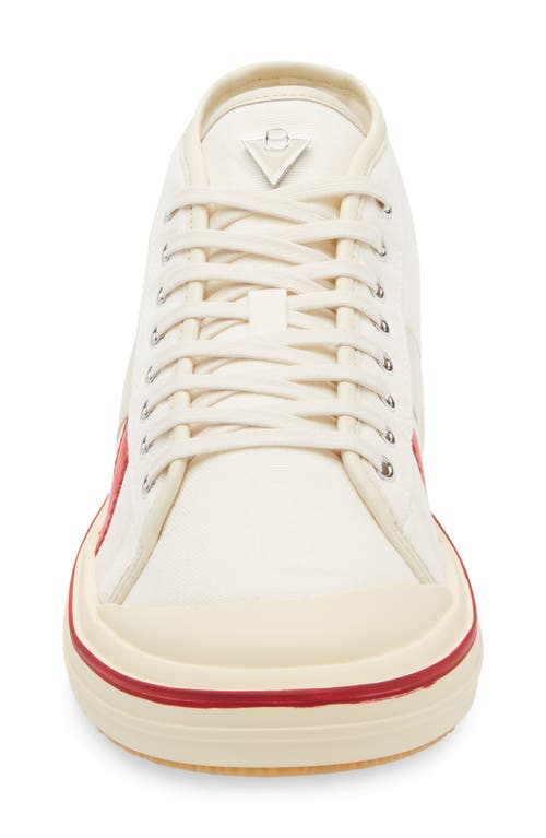 Bottega Veneta Men's Eliot Mid-top Sneakers In Neutral
