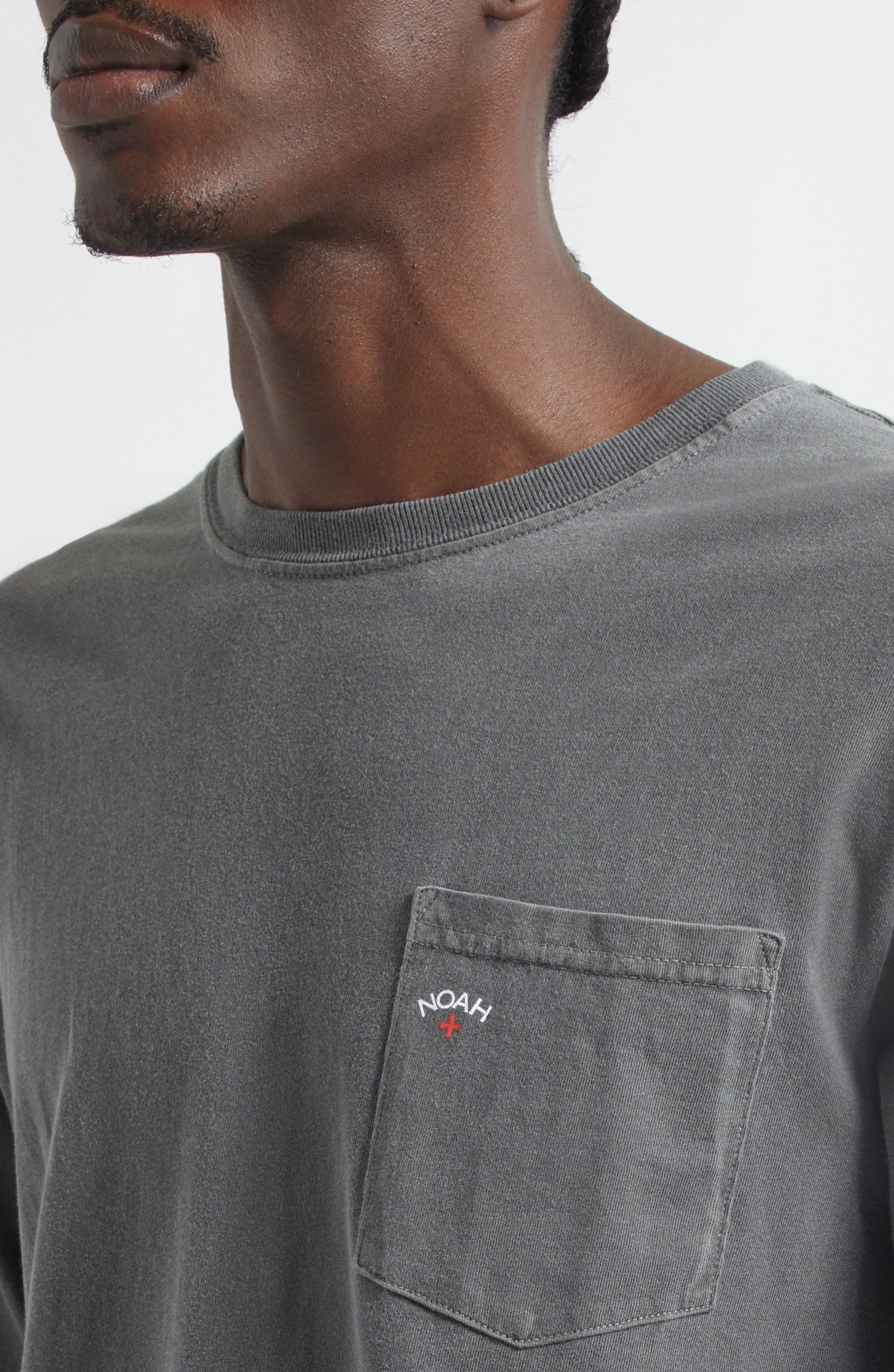 Noah Core Logo Long Sleeve Pocket T-Shirt (Men) | Nordstrom