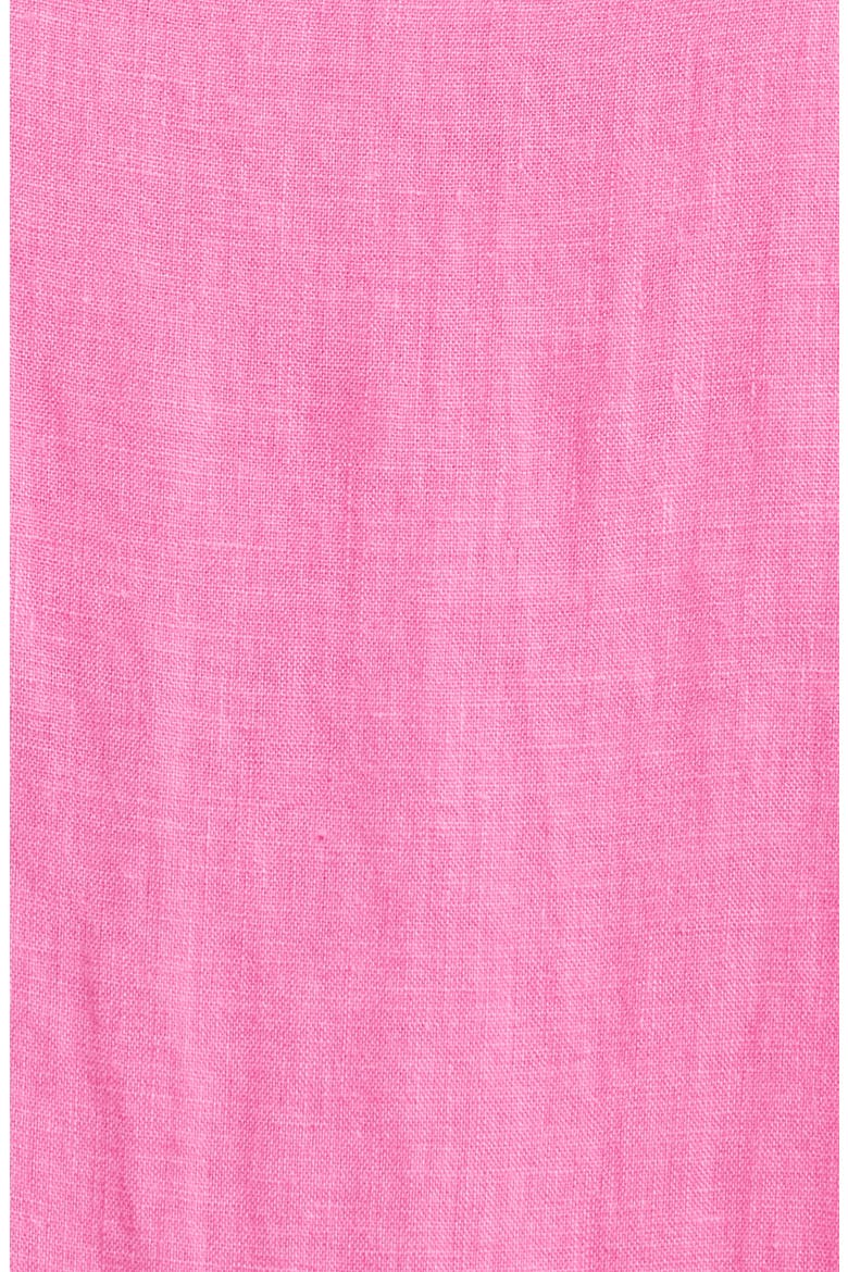 Print Square Neck Nightgown, Alternate, color, PLAIN LINEN CERISE