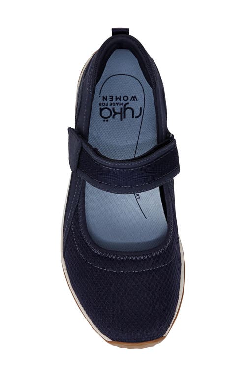 Ryka Rykä Echo Knit Mary Jane Sneaker In Academy Blue