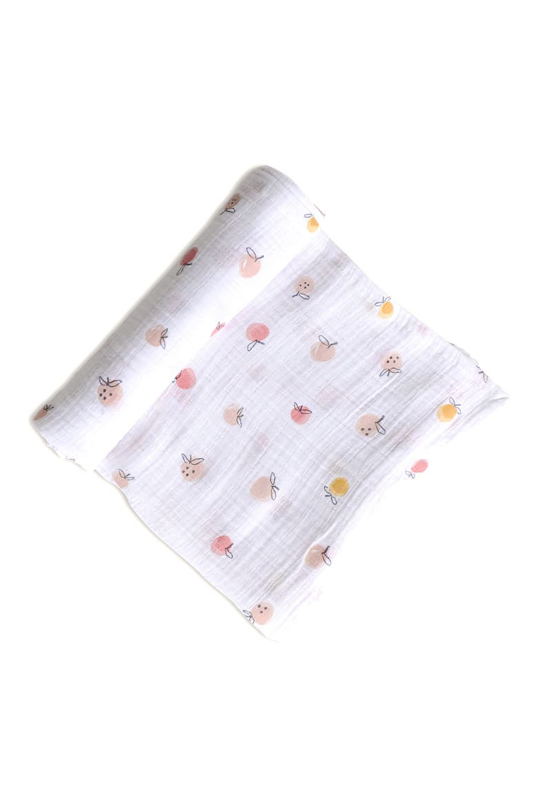Strawberry Fields Organic Cotton Swaddle Blanket, Main, color, MULTI