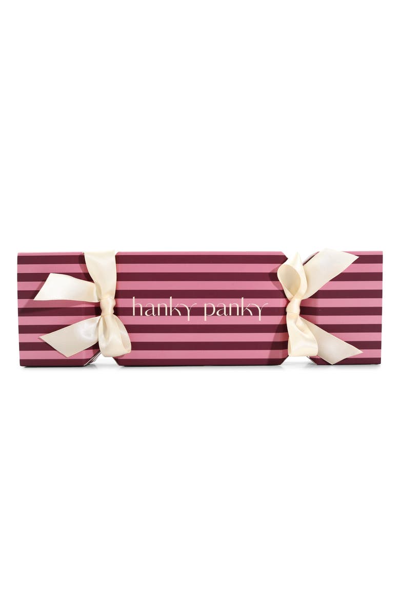 Hanky Panky Holiday Assorted 3-Pack Retro Thongs, Alternate, color, Dried Cherry/Artichoke/Steel