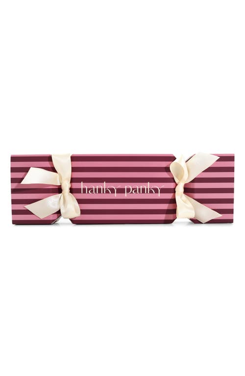 Hanky Panky Holiday Assorted 3-pack Retro Thongs In Multi