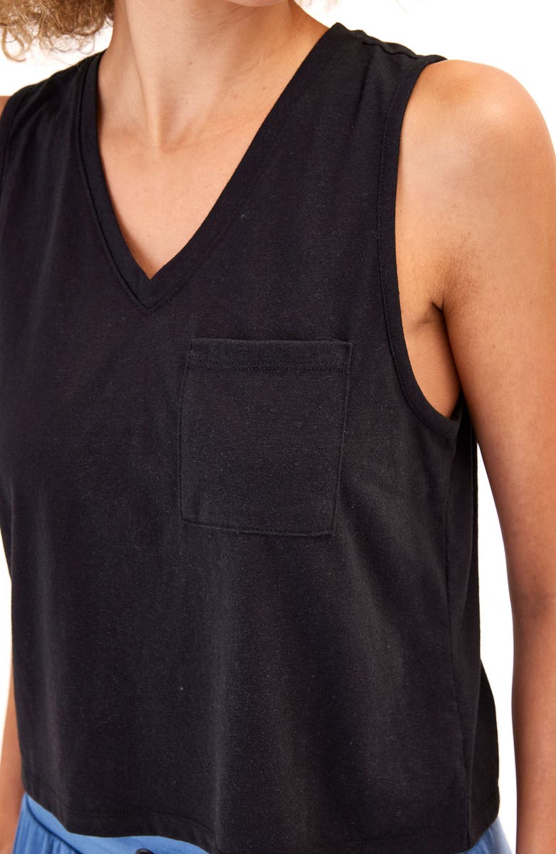 Threads 4 Thought Hera V-Neck Triblend Tank, Alternate, color, 