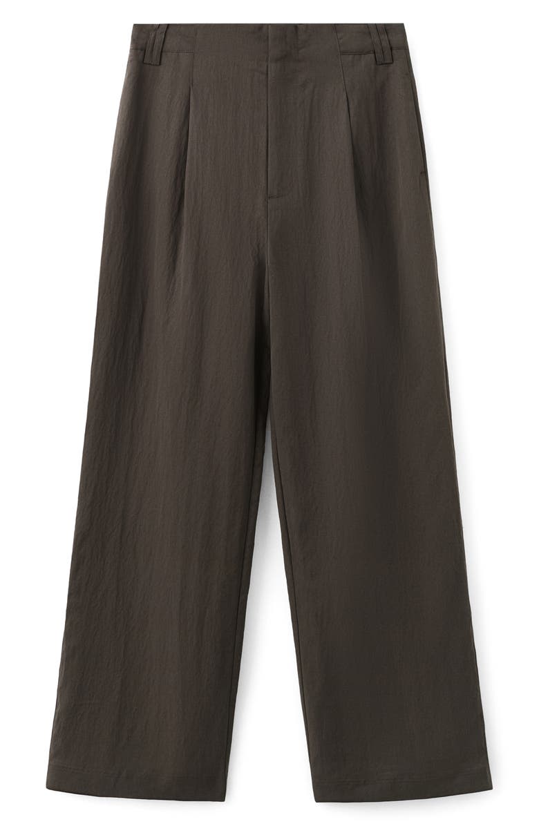 MANGO Pleated Straight Leg Pants, Alternate, color,
