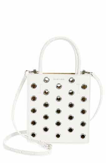 Veronica Beard Small Grommet Leather Shopper