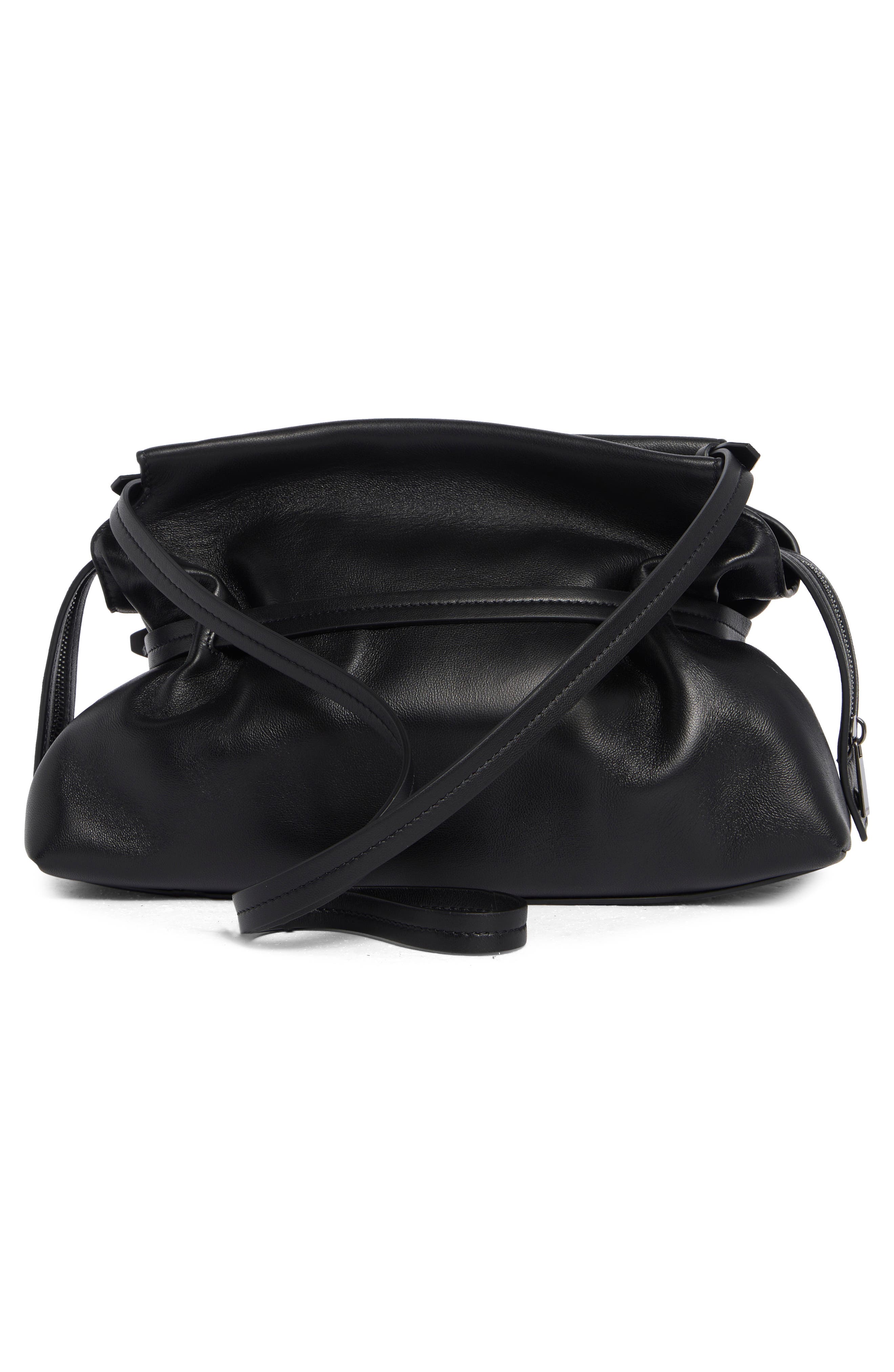 Off-White Zip Tie Clutch, Alternate, color, Black No Color