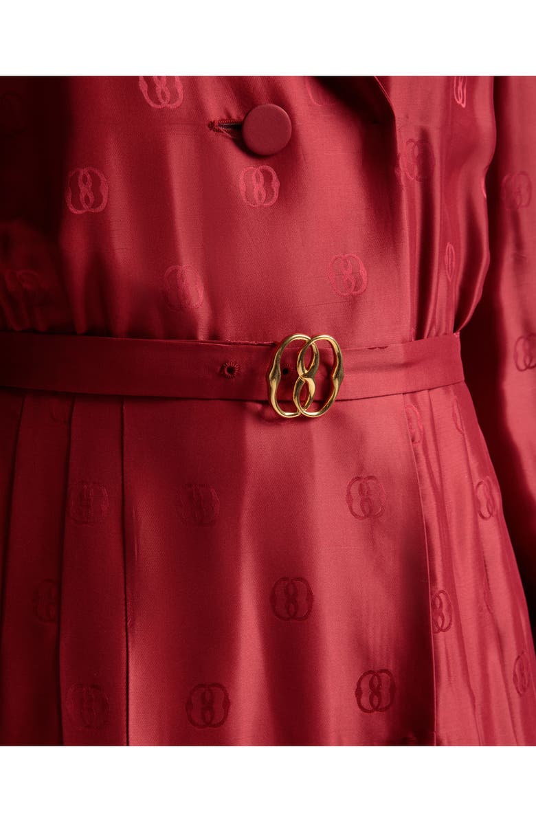 Bally Emblem Belted Dress, Alternate, color, 