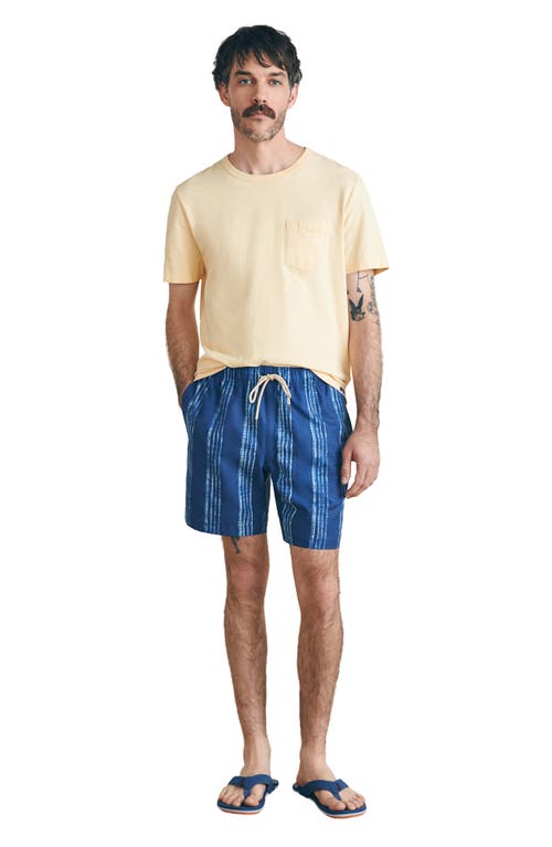 Faherty Shorelite Performance Swim Trunks In Icy Waters Ombre