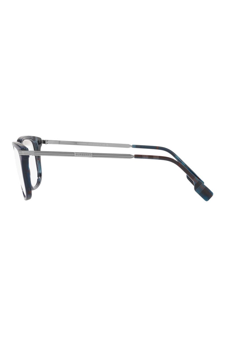 Cedric 54mm Rectangular Optical Glasses, Alternate, color, NAVY