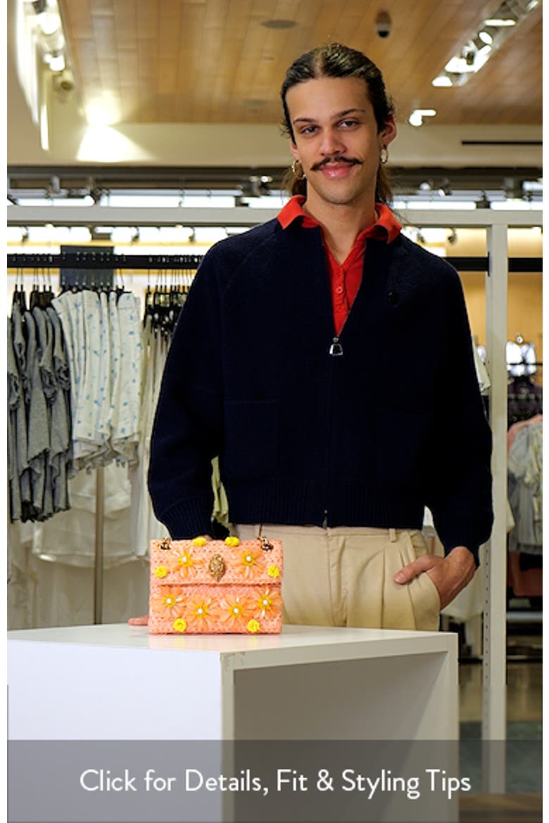 Mini Kensington Raffia Convertible Shoulder Bag video