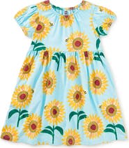 Tea Collection Puff Sleeve Empire Dress