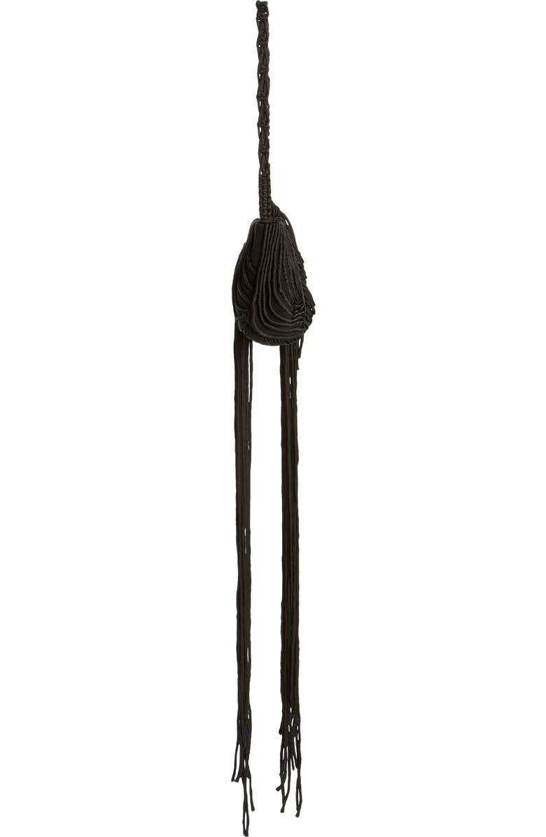 Dries Van Noten Cord Embroidered Shoulder Bag, Alternate, color,
