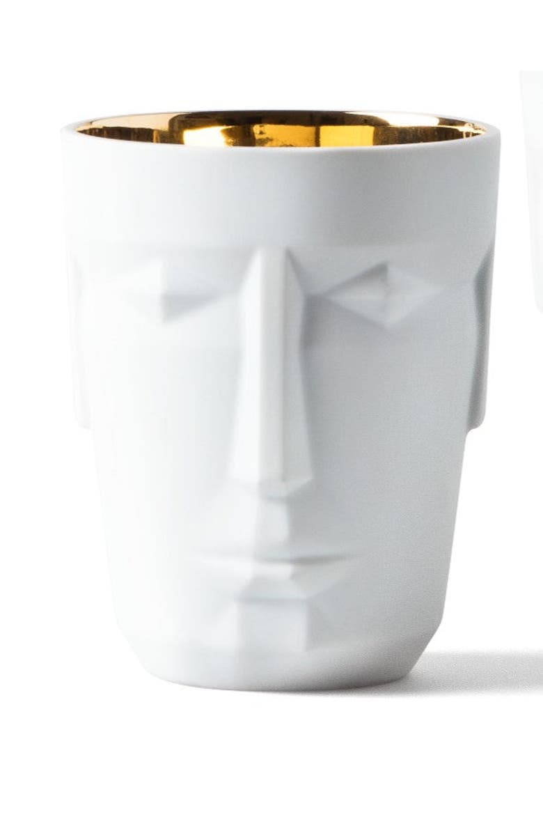 Sieger By Furstenberg Satin White Tumbler, Main, color, Satin White