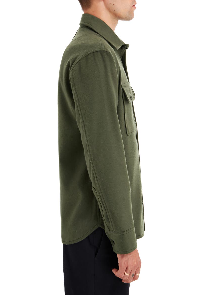 Martham Water Repellent Shacket, Alternate, color, OLIVE