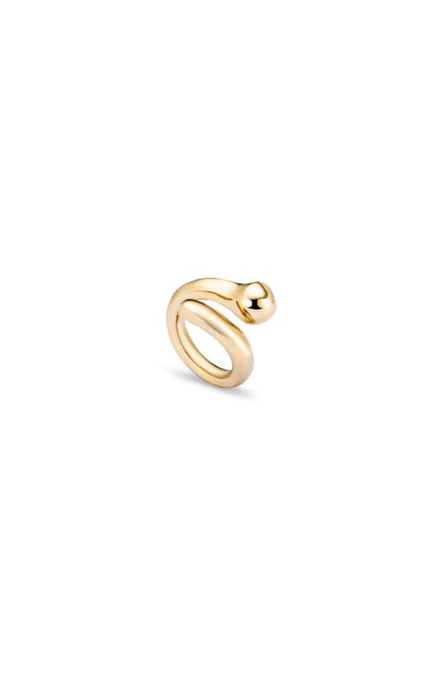 Unode50 Nail Swivel Ring In Gold