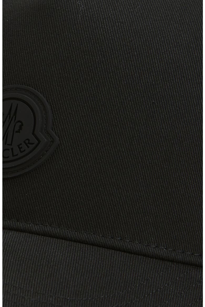 Logo Cotton Twill Baseball Cap, Alternate, color, BLACK
