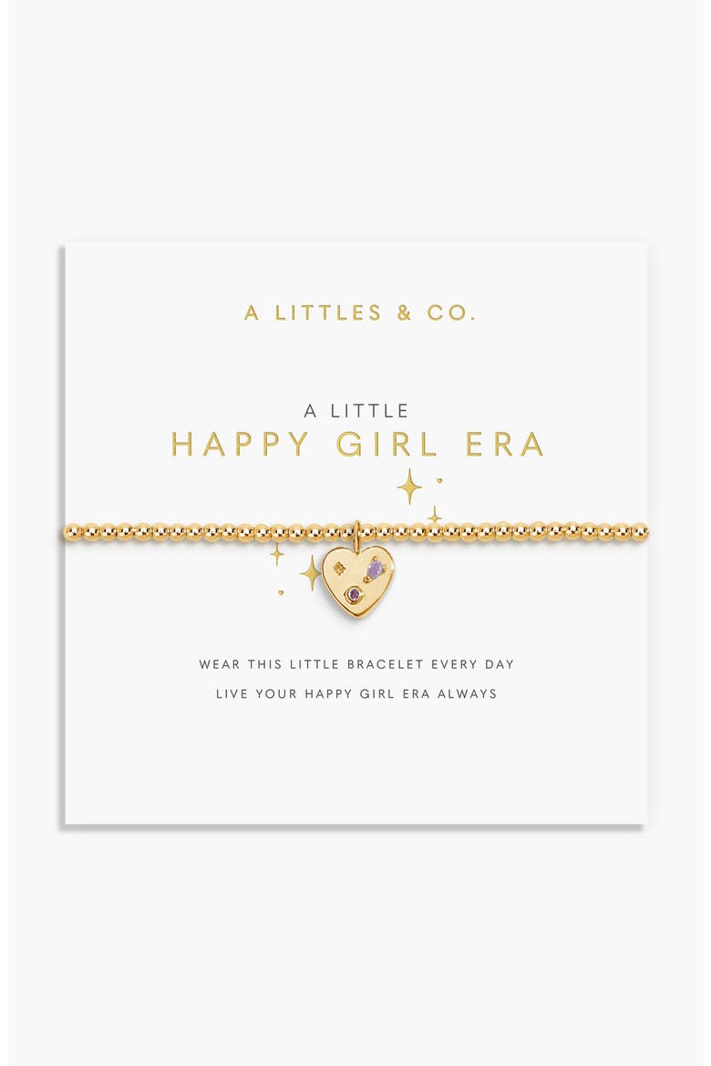 A Little 'Happy Girl Era' Bracelet In Gold-Tone Plating, Main, color, Metallic Gold