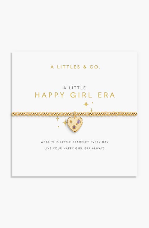 A Little 'Happy Girl Era' Bracelet In Gold-Tone Plating