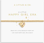 A Littles & Co A Little 'Happy Girl Era' Bracelet In Gold-Tone Plating