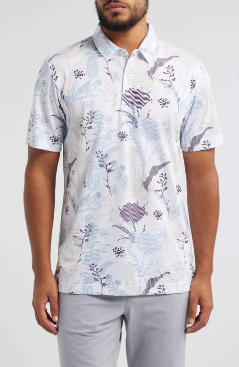 Tropical Fusion Floral Polo