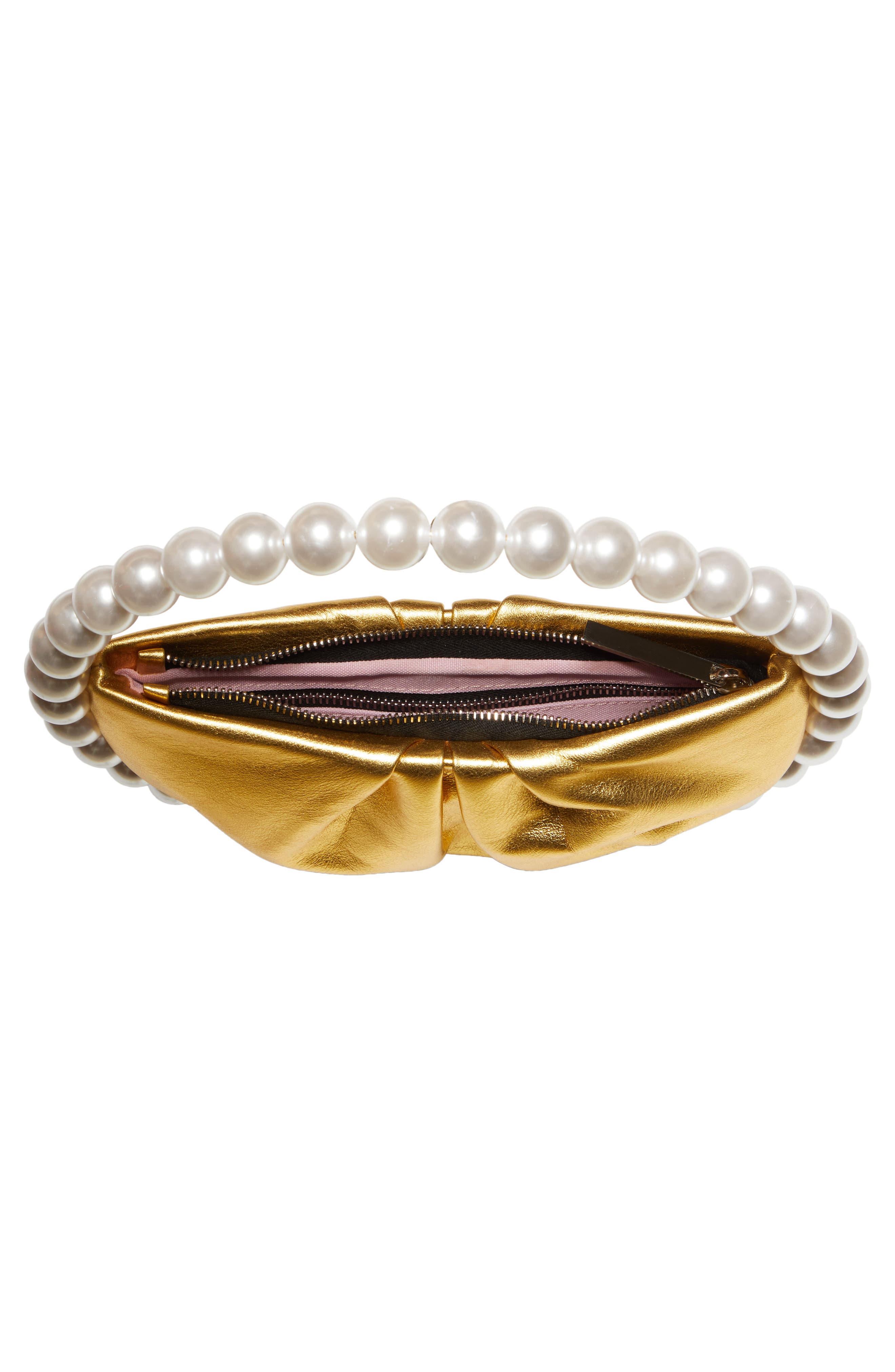 L’alingi L'alingi Eternity Imitation Pearl Top Handle Bag, Alternate, color, 