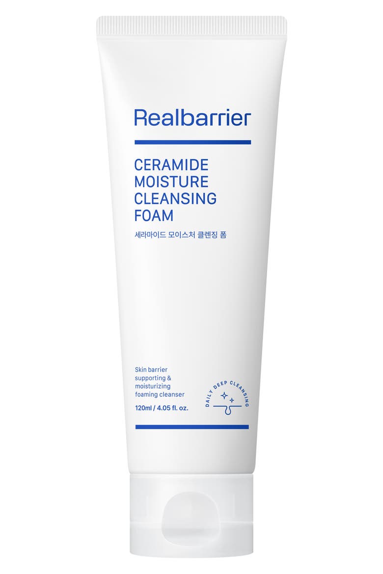 Ceramide Moisture Cleansing Foam, Main, color, NO COLOR
