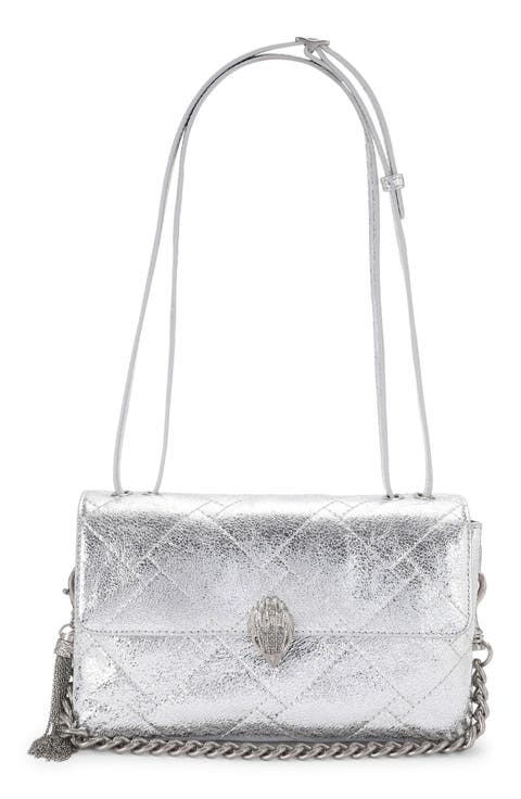 Celia Quilted Metalic Leather Shoulder Bag