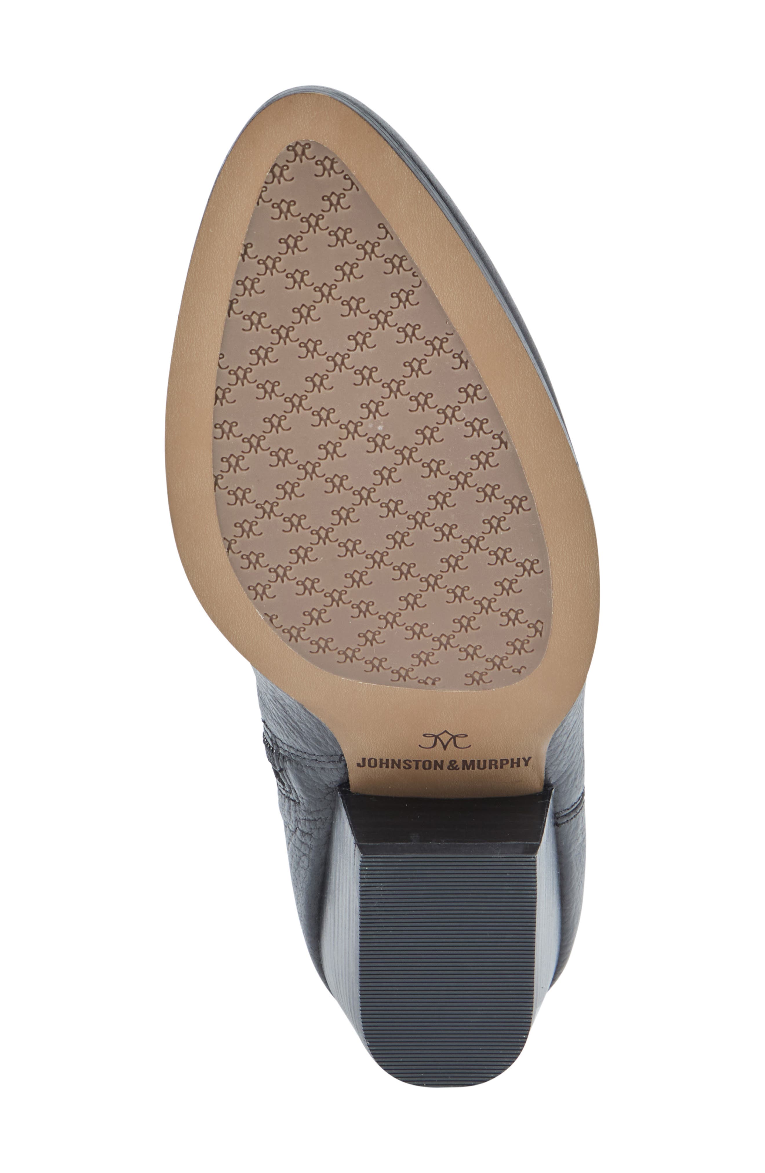 Johnston & Murphy Tristen Waterproof Western Boot, Alternate, color, Black Waterproof Full Grain